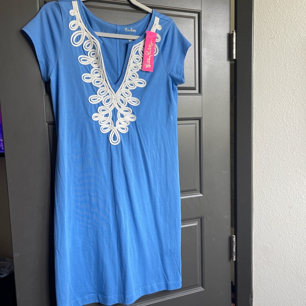 Lilly Pulitzer Brewster Dress in Blue Size Medium